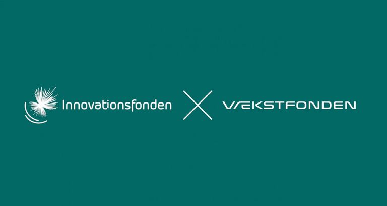 Innovationsfonden og vækstfonden logoer
