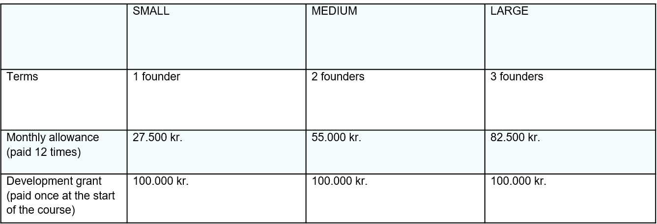 Innofounder: small, medium, large (ENG)