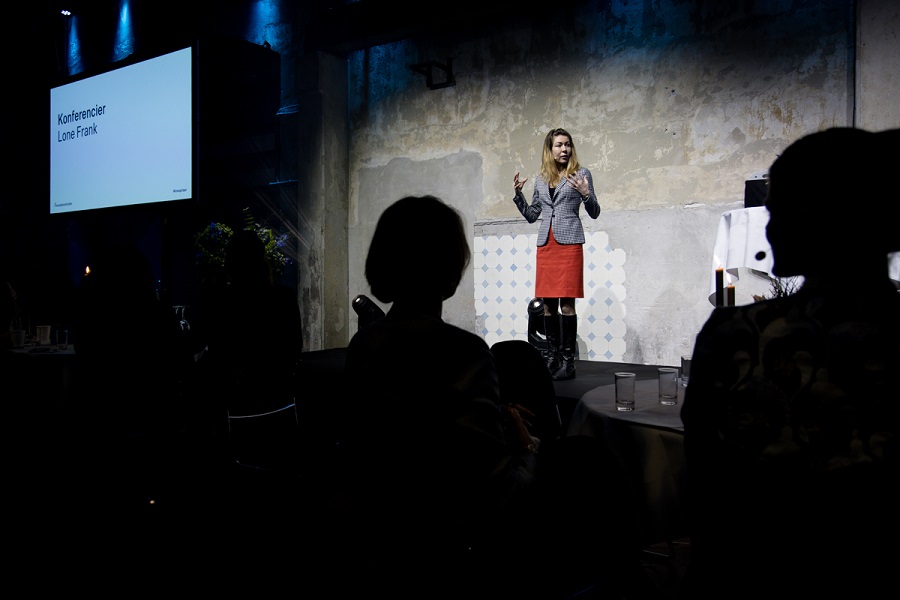 Konferencier Lone Frank