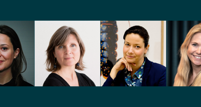 Fotocollage af de fire nye Innowomen 2025